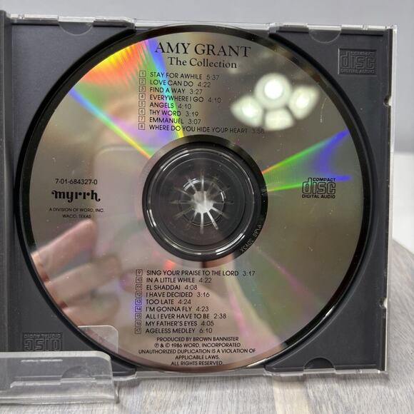 Amy Grant - The Collection (CD, 1986, Myrrh Records) - Picture 4 of 5
